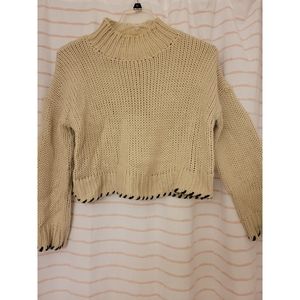 Cropped Knitted Sweater